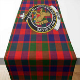 Clan Gow (or McGouan) Tartan Crest Table Runner Cotton EF21 Gow (or McGouan) Tartan Tartan Table Runner
